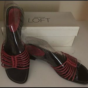 FINAL! Ann Taylor Loft Leather Sandals